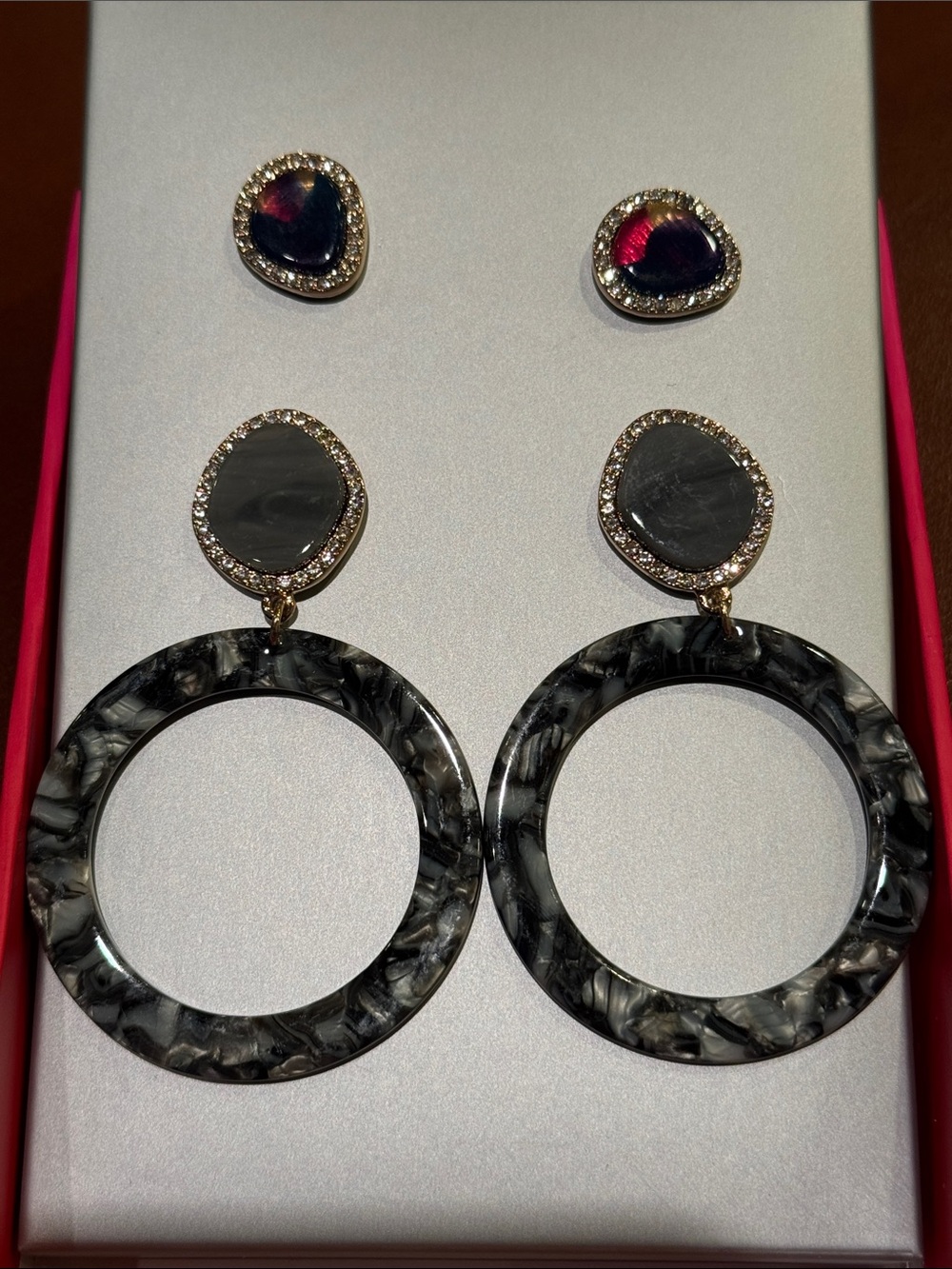 2 Prs Baublebar earring gift set NEW